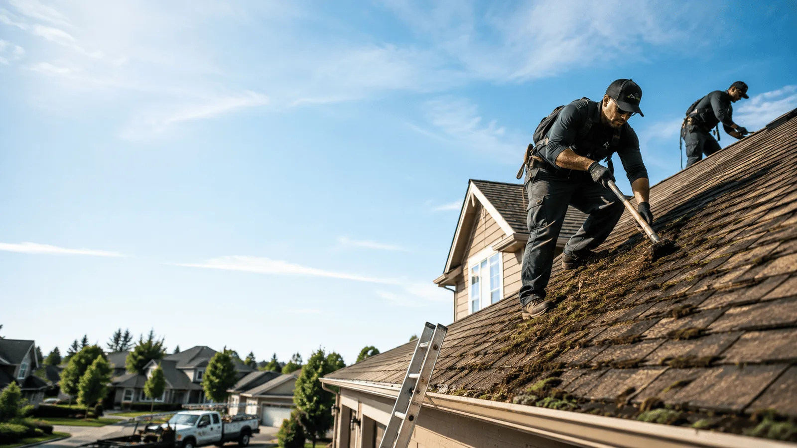 Roof Moss Removal in Custer, WI near me